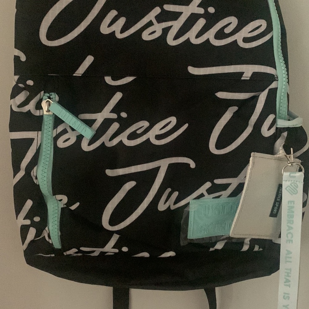 NWOT Justice bookbag - Picture 3 of 11